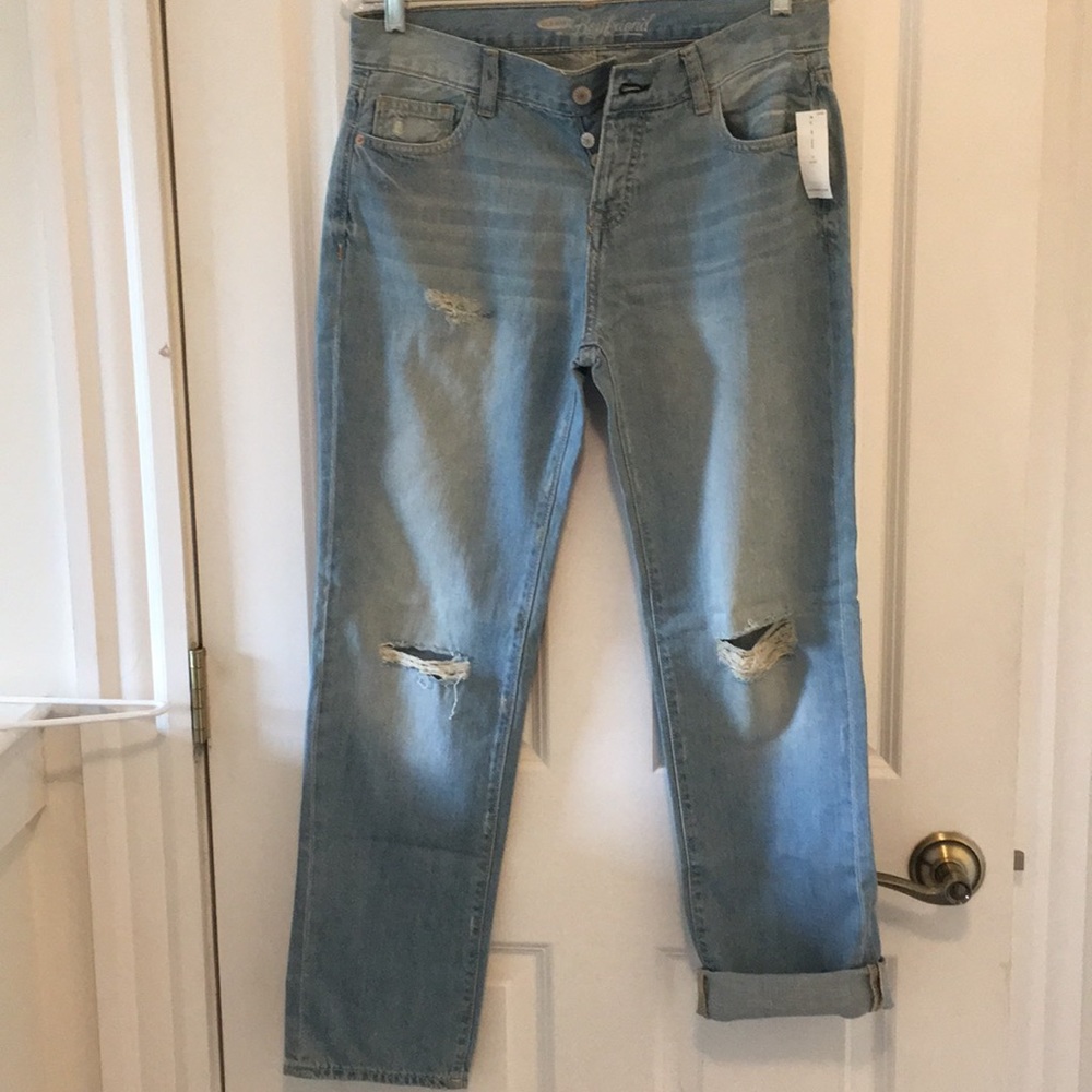 Old Navy Light Blue Boyfriend Jeans